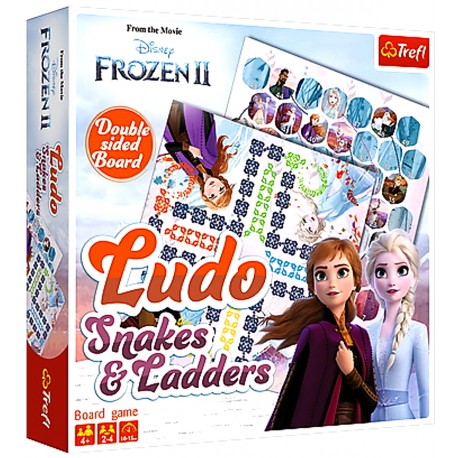 TREFL Chińczyk Węże Drabiny Ludo Frozen II 2 01756