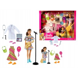 Lalka Barbie LEKARZ PIOSENKARKA TENIS GNC63 MATTEL