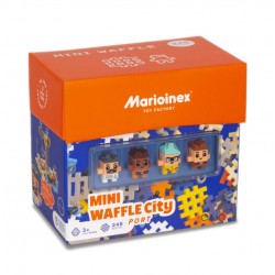 MARIOINEX Klocki Mini Waffle Wafle CITY PORT 248el