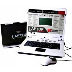 Komputerek LAPTOP dla dzieci 80 PROGRAMÓW + USB