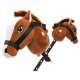 GŁOWA KONIA HOBBY PLUSZOWA NA KIJU Z DŹWIĘKIEM, odgłosy HORSE