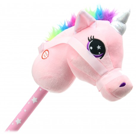 GŁOWA KONIA HOBBY PLUSZOWA NA KIJU Z DŹWIĘKIEM, odgłosy HORSE