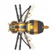 Pszczoła zdalnie sterowana  Miodynka. Funkcja MGŁY + ŚWIECĄCE OCZY 2,4GHz
