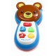 TELEFON zabawkowy MIŚ telefonik dla dzieci światło dźwięk interaktywny
