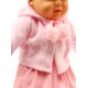 Lalka BOBAS z dźwiękiem, różowe ubranko futerko 46 cm Mówi śpiewa po Polsku