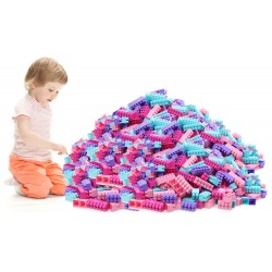 POLSKIE KLOCKI Hemar rozmiar K2 na wagę 5kg ok. 700 sztuk PASTELOWE KOLORY