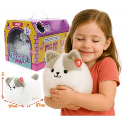 KOTEK INTERAKTYWNY POWTARZAJĄCY Kot FLUFF Pets mruczy porusza się POWTARZA