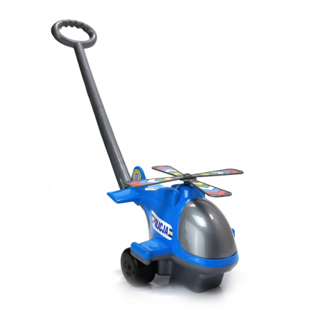 DUŻY Pchacz HELIKOPTER do pchania POLICJA. Produkt Polski