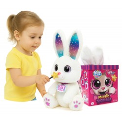 INTERAKTYWNY MAGICZNY KRÓLIK ZAJĄCZEK MAGIC RABBIT PET FURRY MAGIC +RÓŻDŻKA