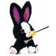 INTERAKTYWNY MAGICZNY KRÓLIK ZAJĄCZEK MAGIC RABBIT PET FURRY MAGIC +RÓŻDŻKA