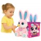 INTERAKTYWNY MAGICZNY KRÓLIK ZAJĄCZEK MAGIC RABBIT PET FURRY MAGIC +RÓŻDŻKA