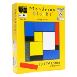 Kreatywna Logiczna Gra planszowa Mondrian BlocksYellow EDITION