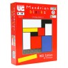 Kreatywna Logiczna Gra planszowa Mondrian Blocks RED EDITION
