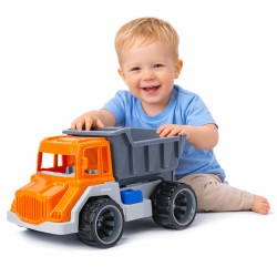 Wywrotka auto, ciężarówka 32cm. Techno Smart. Super jakość PRODUKT POLSKI POMARAŃCZOWA