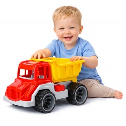 Wywrotka auto, ciężarówka 32cm. Techno Smart. Super jakość PRODUKT POLSKI CZERWONA