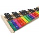 MAREK CYMBAŁKI 27 TONOWE Dzwonki Chromatyczne 42cm DREWNO  Produkt PL KOLOR