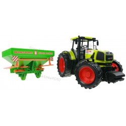 TRAKTOR Rozsiewacz nawozu siewnik Skręt Ruch