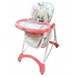Baby Mix Fotelik KRZESEŁKO DO KARMIENIA + GRATIS Pudrowy róż