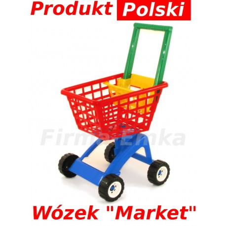 POLSKI WÓZEK Marketowy, koszyk  MARKET