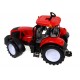 TRAKTOR Ciągnik z Siewnikiem i Agregatem uprawowym czerwony