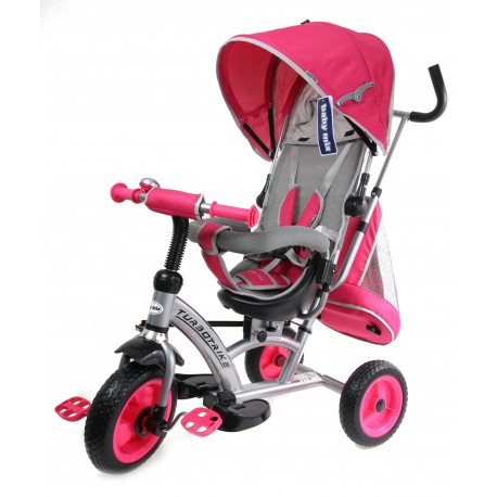 BabyMix Rowerek Wózek OBROTOWY Turbo Trike 360 VIP