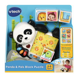 Interaktywne UKŁADANKI WESOŁEJ PANDY vTech Klocki